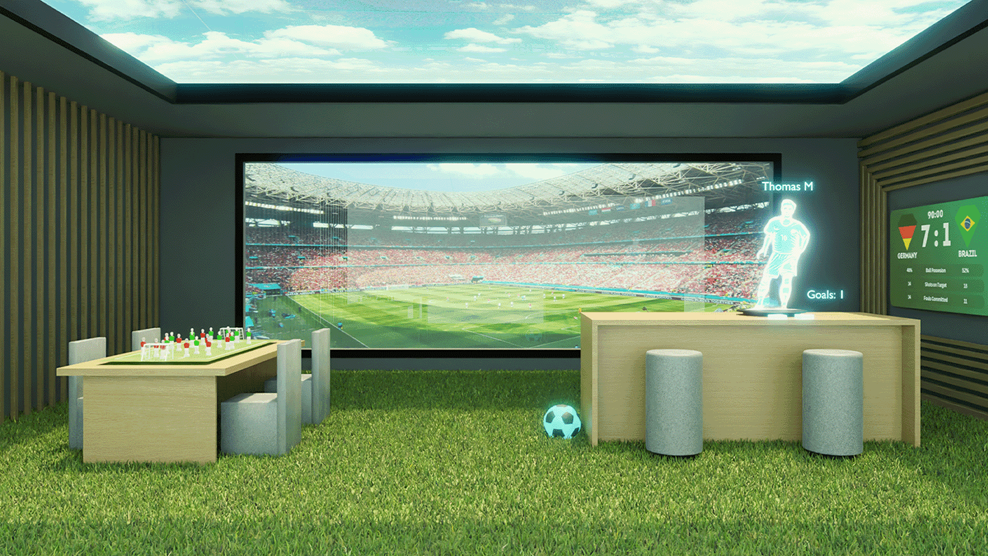 Mixed Reality experience & Spatial Computing: Immersive sports & event experiences at home and in any environment (Virtual Reality Image)